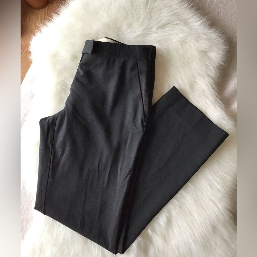 Helmut Lang black wool/silk pants XS/S